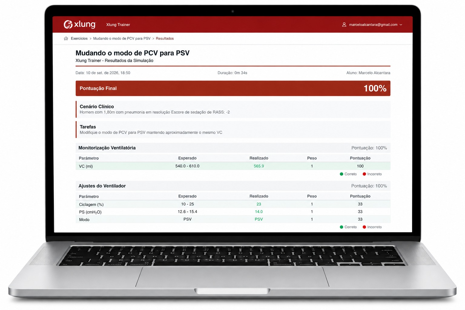 <p><strong>04. Veja seu desempenho</strong></p> <p>Ao finalizar, confira seu resultado, verifique o gabarito e identifique oportunidades para continuar evoluindo.</p>